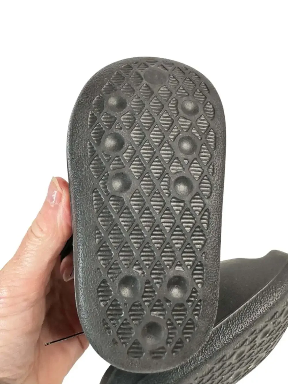 Adidas Adifom Adilette Sandals Black Platform Slides Sporty Unisex Size 5